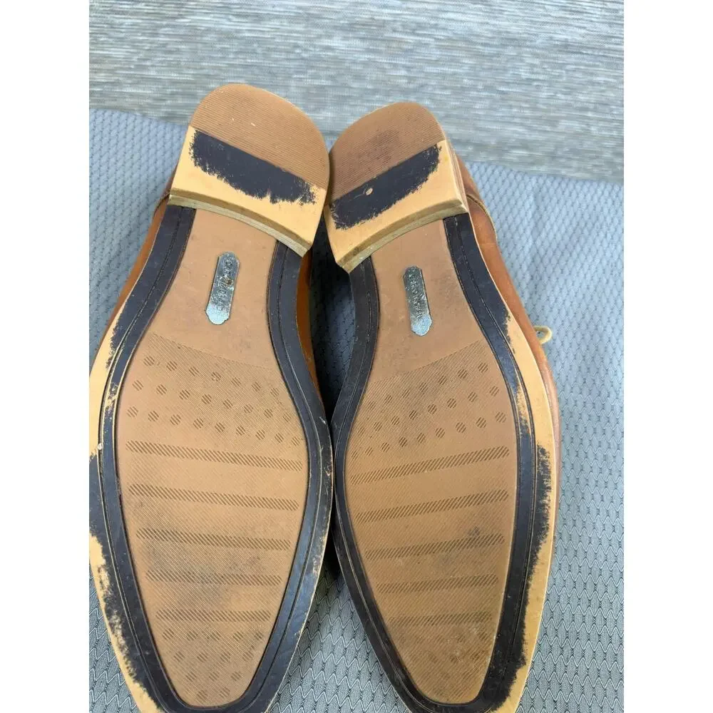 Carlo Morandi Shoes Mens Size 13D Brown Cap Toe Derby Dress Memory Foam 900D70